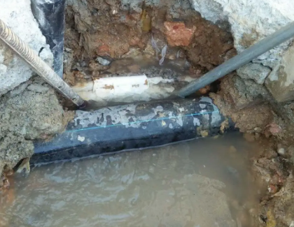 逊克测漏水之水管漏水